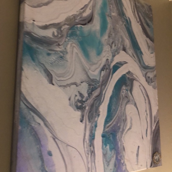 Gorgeous fine art acrylic pour - Picture 2 of 5